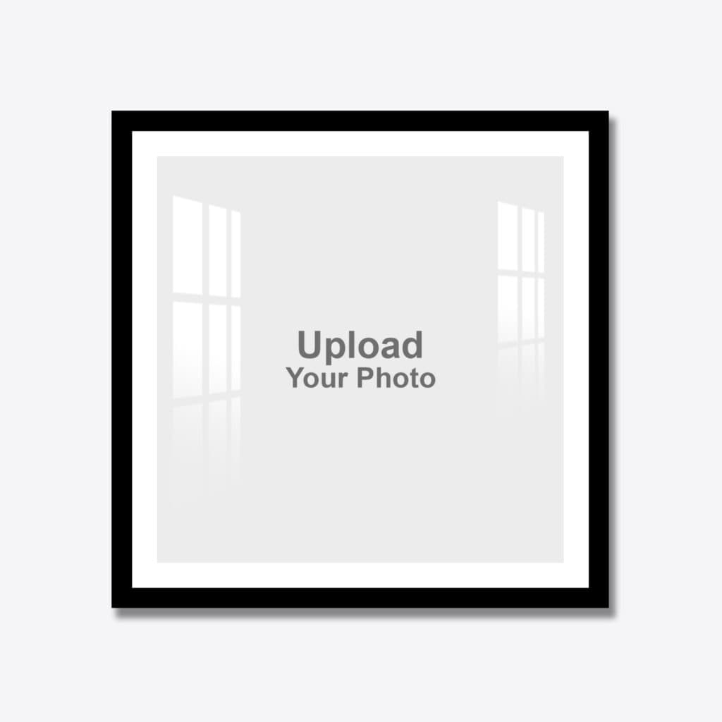 Acrylic Square Wall Photo Dual Border Frame