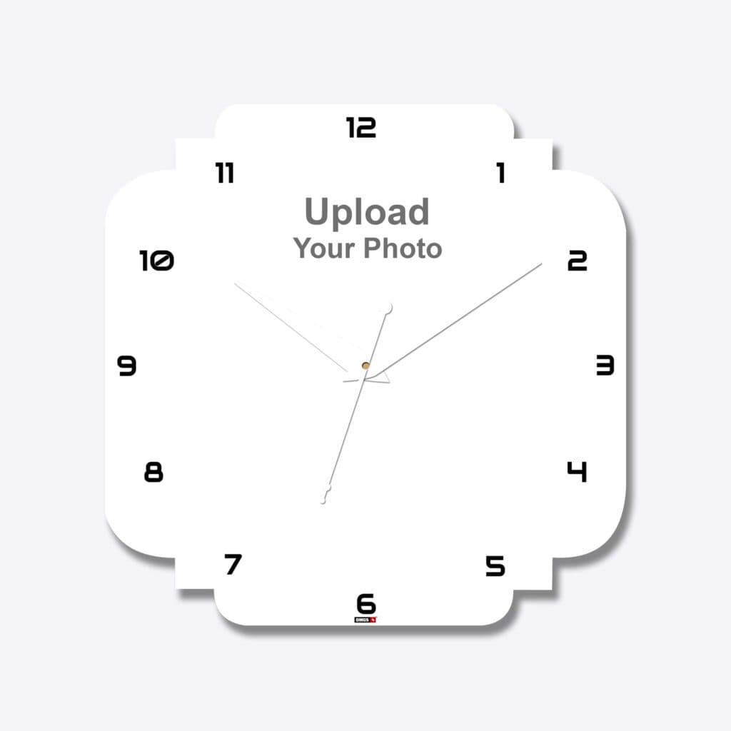 Symmetrical Shape Acrylic Wall Clock